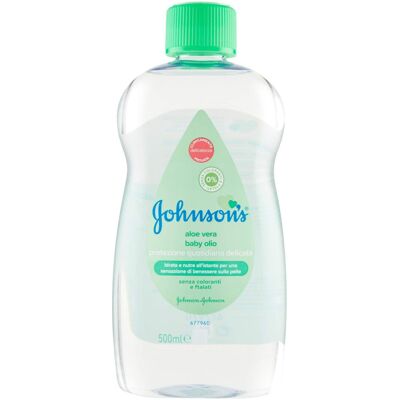 Johnson's Baby Moisturising Oil for Kids and Babies with Aloe Vera, 500 ml Johnson's Baby Moisturising Oil for Kids and Babies with Aloe Vera, 500 ml
