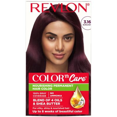 Revlon Color 'N Care Permanent Hair Color For Women -3.16 Burgundy Blend Of 4 Revlon Color 'N Care Permanent Hair Color For Women -3.16 Burgundy Blend Of 4