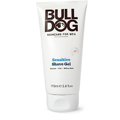 Bulldog Sensitive Shave Gel for Men, 175 ml, Pack of 4 Bulldog Sensitive Shave Gel for Men, 175 ml, Pack of 4