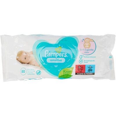 Pampers Sensitive Pampers' Unique PH Balancing Formula Baby Wipes Pampers Sensitive Pampers' Unique PH Balancing Formula Baby Wipes