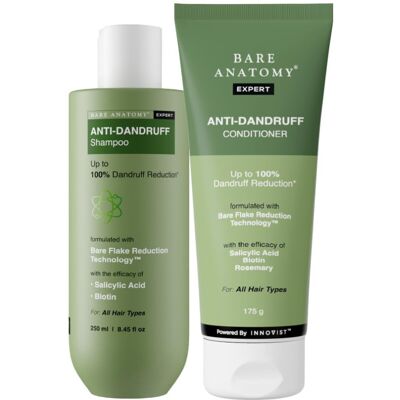 Bare Anatomy Anti-Dandruff Shampoo & Conditioner Combo Up To 100% Dandruff Con Bare Anatomy Anti-Dandruff Shampoo & Conditioner Combo Up To 100% Dandruff Con