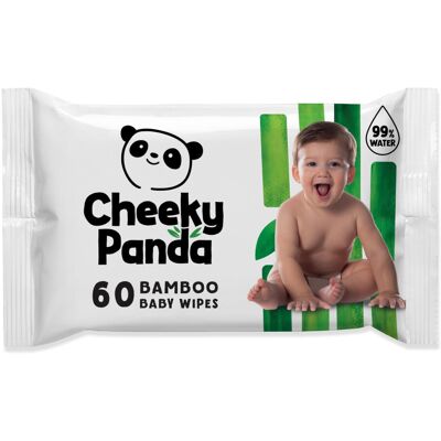 The Cheeky Panda Bamboo Biodegradable Baby Wipes 99% Purified Water, Suitable The Cheeky Panda Bamboo Biodegradable Baby Wipes 99% Purified Water, Suitable