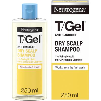 Neutrogena T/Gel Anti Dandruff Shampoo, 250ml. For Dry Hair. Salicylic Acid. Fig Neutrogena T/Gel Anti Dandruff Shampoo, 250ml. For Dry Hair. Salicylic Acid. Fig