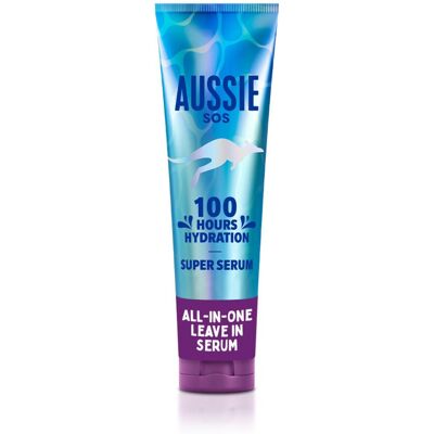 Aussie Super Serum Leave-in Conditioner 160ml. For Dry, Damaged Hair. 100h Hydra Aussie Super Serum Leave-in Conditioner 160ml. For Dry, Damaged Hair. 100h Hydra