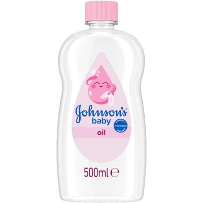 Johnson's Baby Oil (1 x 500 ml) Moisturising Baby Oil to Protect Delicate and Dr Johnson's Baby Oil (1 x 500 ml) Moisturising Baby Oil to Protect Delicate and Dr