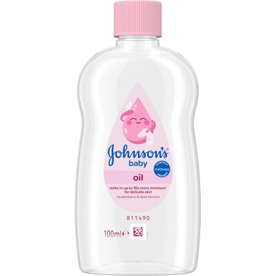 Johnson's Baby Oil (1 x 100ml), Gently Hydrates Delicate Skin, Locks In Moisture Johnson's Baby Oil (1 x 100ml), Gently Hydrates Delicate Skin, Locks In Moisture