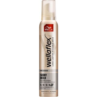 Wellaflex Shiny Hold Styling Mousse - Styling Mousse Wellaflex Shiny Hold Styling Mousse - Styling Mousse