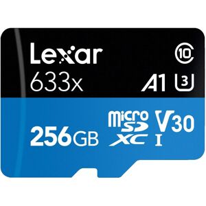 Lexar High Performance 633x microSDXC UHS-I Card with Adapter 256GB Lexar High Performance 633x microSDXC UHS-I Card with Adapter 256GB