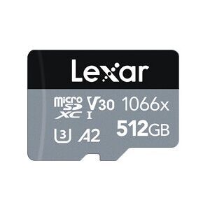 Lexar Professional 1066x Silver microSD - microSDXC 512GB Lexar Professional 1066x Silver microSD - microSDXC 512GB