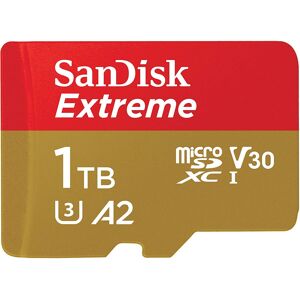 SanDisk Extreme A2 U3 V30 190 MB/s microSD - microSDXC 1TB SanDisk Extreme A2 U3 V30 190 MB/s microSD - microSDXC 1TB