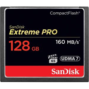 Sandisk SDCFXPS-128G-X46 Extreme Pro 128 GB 160 MB/s CompactFlash Memory Card - Sandisk SDCFXPS-128G-X46 Extreme Pro 128 GB 160 MB/s CompactFlash Memory Card -