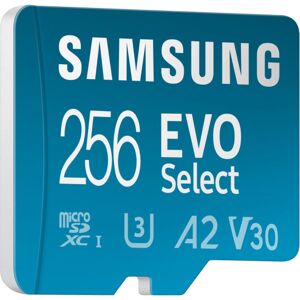 SAMSUNG EVO Select (2024) microSD card + SD adapter, 256GB, Memory card for smartphone a SAMSUNG EVO Select (2024) microSD card + SD adapter, 256GB, Memory card for smartphone a
