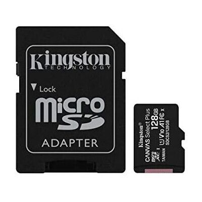 Kingston - Canvas Select Plus - 128GB microSDHC - Memory Card Kingston - Canvas Select Plus - 128GB microSDHC - Memory Card