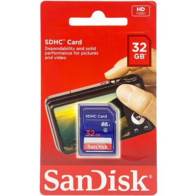 Sandisk 32GB SDHC Flash Memory Card (SDSDB-032G-B35) (Label May Change) Sandisk 32GB SDHC Flash Memory Card (SDSDB-032G-B35) (Label May Change)