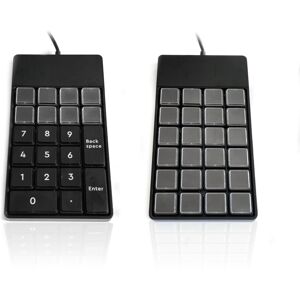 Accuratus S24B - Slim-line Professional & Durable Fully Customisable USB Keypad - Keypad Accuratus S24B - Slim-line Professional & Durable Fully Customisable USB Keypad - Keypad