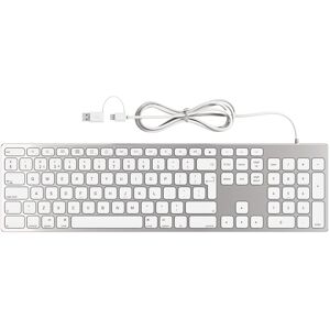 Yivandi All-Aluminium Wired Keyboard for Mac with Numeric Keypad - USB-A/USB-C Plug-and- Yivandi All-Aluminium Wired Keyboard for Mac with Numeric Keypad - USB-A/USB-C Plug-and-