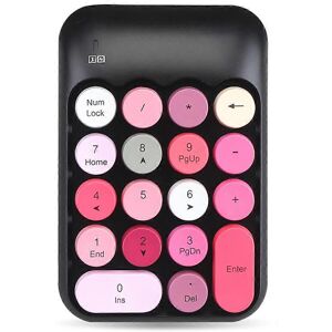 Unbranded (As show, One size) Portable Slim Mini Number Pad 18 for Key Wireless Numeric Ke Unbranded (As show, One size) Portable Slim Mini Number Pad 18 for Key Wireless Numeric Ke