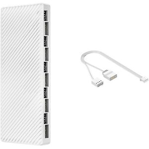 Unbranded For Argbpwm Hub Dual 10 Expansion Ports Argb Controller 2 In 1 Fan Hub Adapter F Unbranded For Argbpwm Hub Dual 10 Expansion Ports Argb Controller 2 In 1 Fan Hub Adapter F