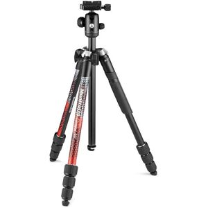 Manfrotto Element MII 4-Section Aluminum Tripod with Ball Head Red Manfrotto Element MII 4-Section Aluminum Tripod with Ball Head Red