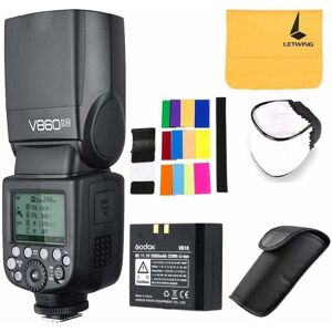 Godox Ving V860II-N TTL Flash 2.4G HSS 1/8000s with Li-on Battery Camera Flash S Godox Ving V860II-N TTL Flash 2.4G HSS 1/8000s with Li-on Battery Camera Flash S