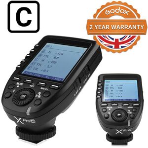 Godox XPro-C Canon Wireless Flash Trigger 2.4G HSS up to 1/8000s E-TTL II Godox XPro-C Canon Wireless Flash Trigger 2.4G HSS up to 1/8000s E-TTL II