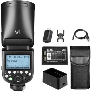 Godox V1 Round Head TTL HSS Portable Flash for Sony Cameras Godox V1 Round Head TTL HSS Portable Flash for Sony Cameras