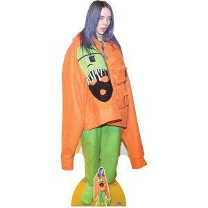Star Cutouts CS814 Billie Eilish Tongue Out Lifesize Cardboard Cutout with Free Star Cutouts CS814 Billie Eilish Tongue Out Lifesize Cardboard Cutout with Free