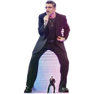 STAR CUTOUTS Life Size Cut Out with Mini Version of George Michael Singing, Card STAR CUTOUTS Life Size Cut Out with Mini Version of George Michael Singing, Card