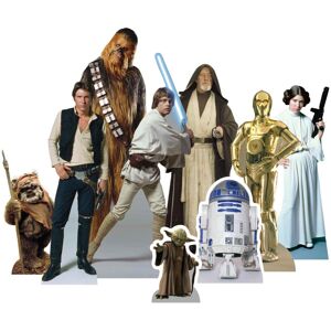 Star Wars Heroes Official Table Top Cardboard Cutouts Party Pack of 9 - Cardboard Cutouts Star Wars Heroes Official Table Top Cardboard Cutouts Party Pack of 9 - Cardboard Cutouts