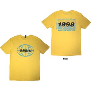 Oasis 1998 South America Tour Yellow L T-Shirt Oasis 1998 South America Tour Yellow L T-Shirt