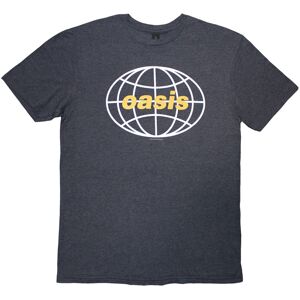 (S, Navy Blue) Oasis Unisex Adult 1998 World Tour - South America Back Print T-S (S, Navy Blue) Oasis Unisex Adult 1998 World Tour - South America Back Print T-S
