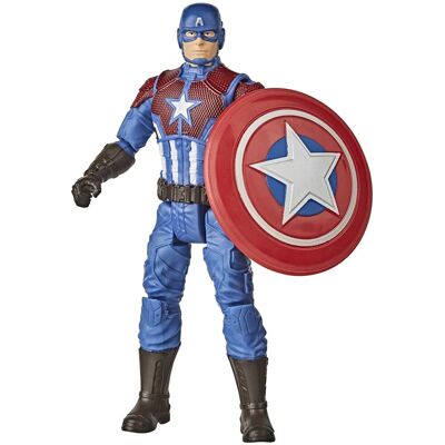 Marvel Hasbro Gamerverse 6-inch Captain America Action Figure Toy Shining Justi Marvel Hasbro Gamerverse 6-inch Captain America Action Figure Toy Shining Justi