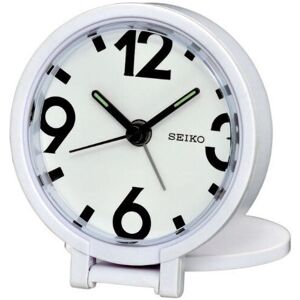 Seiko Travel Alarm Clock, White (QHT011W) Seiko Travel Alarm Clock, White (QHT011W)