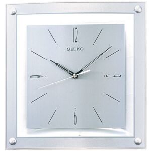 Seiko QXA330S Elegant Analogue Wall Clock - Silver Seiko QXA330S Elegant Analogue Wall Clock - Silver