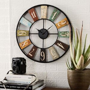 Verty Furniture ARCHIE Metal Clock Industrial style Verty Furniture ARCHIE Metal Clock Industrial style