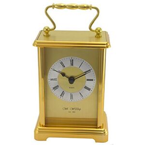 WIDDOP and Co. Gold Colour Two Tone Gilt Carriage Clock WIDDOP and Co. Gold Colour Two Tone Gilt Carriage Clock