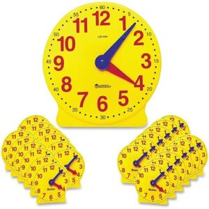 Learning Resources Class Room Clock Kit, 25 Piece Learning Resources Class Room Clock Kit, 25 Piece