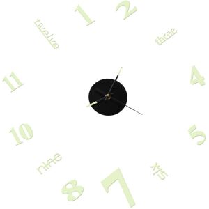 GreenZech (27inch) 27/37/47 inch 3D DIY Wall Clock Silent Large Quartz Luminous Wall Night GreenZech (27inch) 27/37/47 inch 3D DIY Wall Clock Silent Large Quartz Luminous Wall Night