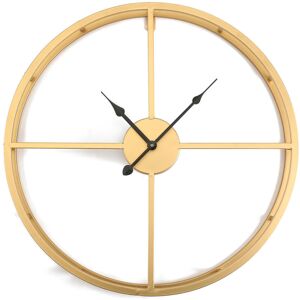 GreenZech (Gold, 50cm) 50CM/60CM Double Layer Wall Clock Creative Living Room Round Vintag GreenZech (Gold, 50cm) 50CM/60CM Double Layer Wall Clock Creative Living Room Round Vintag