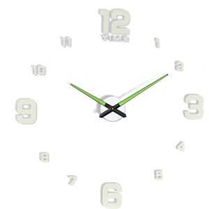 GreenZech (White, 47) DIY Wall Clock Silent Quartz Luminous Wall Night Clocks GreenZech (White, 47) DIY Wall Clock Silent Quartz Luminous Wall Night Clocks