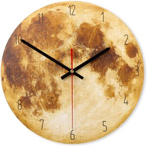 GreenZech 28Cm Vintage Mute Wall Clock Gold - Home Decor GreenZech 28Cm Vintage Mute Wall Clock Gold - Home Decor