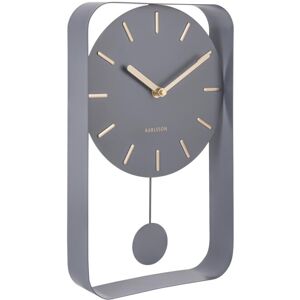 Karlsson Grey Wall Clock - Industrial Design, Large Diameter Karlsson Grey Wall Clock - Industrial Design, Large Diameter