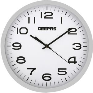 Geepas Analog Wall Clock Non-ticking Silent Clock Battery Operated Geepas Analog Wall Clock Non-ticking Silent Clock Battery Operated