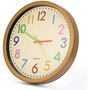 Unbranded Children"s Wall Clock, 12 Inch/30 Cm Children"s Wall Clock With Silent Movement Unbranded Children"s Wall Clock, 12 Inch/30 Cm Children"s Wall Clock With Silent Movement