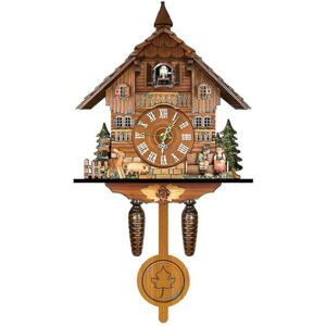Unbranded (CL303) German Black Forest Cuckoo Clock Retro Nordic Style Wooden Cuckoo Wall C Unbranded (CL303) German Black Forest Cuckoo Clock Retro Nordic Style Wooden Cuckoo Wall C