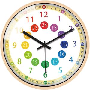 Unbranded Silent Non Ticking Kids Wall Clock Battery Operated Colorful Decorative Clock Fo Unbranded Silent Non Ticking Kids Wall Clock Battery Operated Colorful Decorative Clock Fo