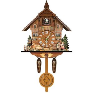 Unbranded (CM001) German Black Forest Cuckoo Clock Retro Nordic Style Wooden Cuckoo Wall C Unbranded (CM001) German Black Forest Cuckoo Clock Retro Nordic Style Wooden Cuckoo Wall C
