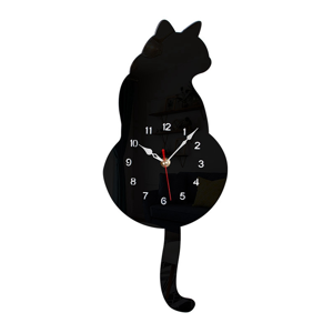 Unbranded Black-Cat Pendulum Wall Clock,Cat Clock,Cat Clock Unbranded Black-Cat Pendulum Wall Clock,Cat Clock,Cat Clock