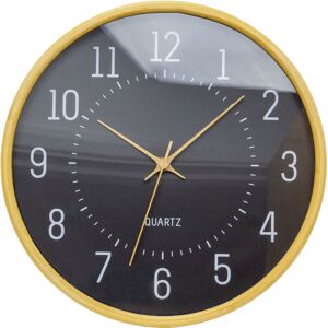 Carousel Home 32cm Modern Scandi Round Bamboo Wall Clock Wall-mounted Clock Wooden Clock B Carousel Home 32cm Modern Scandi Round Bamboo Wall Clock Wall-mounted Clock Wooden Clock B