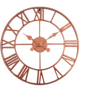 Unbranded Vintage Rose Gold Roman Silent Iron Wall Clock 40cm - Multi-Purpose Decor for Ki Unbranded Vintage Rose Gold Roman Silent Iron Wall Clock 40cm - Multi-Purpose Decor for Ki